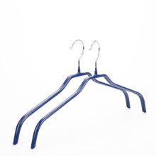 Custom Pvc coated metal hanger clothes hanger rack metal with metal hook